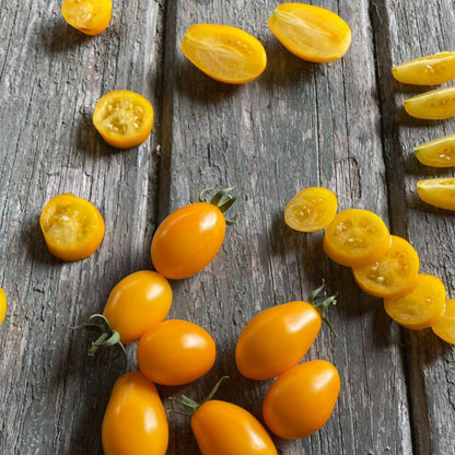 TOMATE CHERRY, UVA AMARILLO